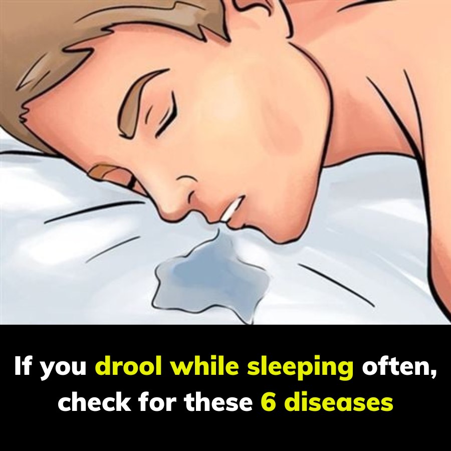 Drooling While Sleeping? It Could Be a Sign of These 6 Health Issues. Check full article in comments below!