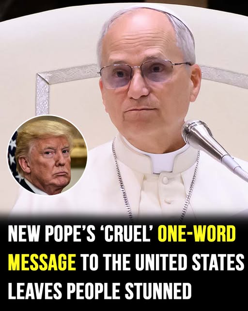 Popes unsettling one-word message to the United States goes viral