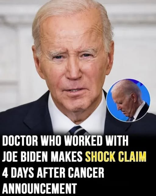 Doctor who worked with Joe Biden says he had cancer “while president”