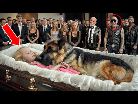 The German Shepherd Never Left the Girl’s Coffin. When They Saw What She Was Hiding Underneath Her, Everyone Went Silent
