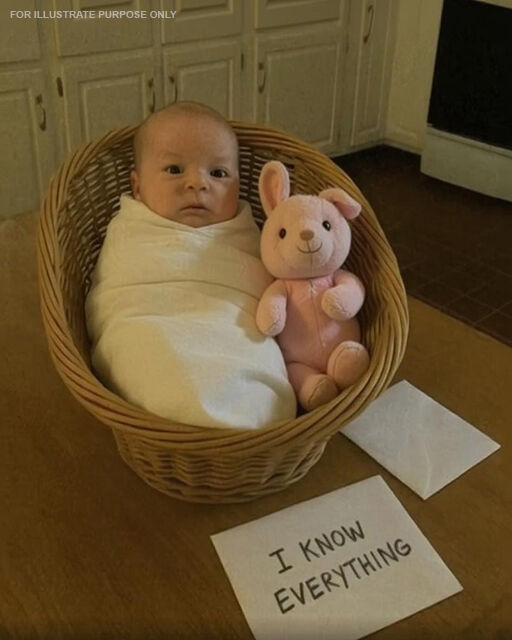 After a Year-Long Trip, Husband Returns Home and Sees Newborn Baby on Table with Two Notes Beside